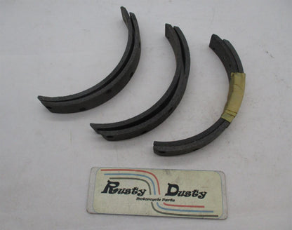 Pair of 2 Harley Davidson V-Twin Drum Brake Pad Linings Shoes 4114-14