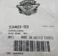 Harley Davidson Genuine NOS Right Saddlebag Latch Rubber Bar 53483-93