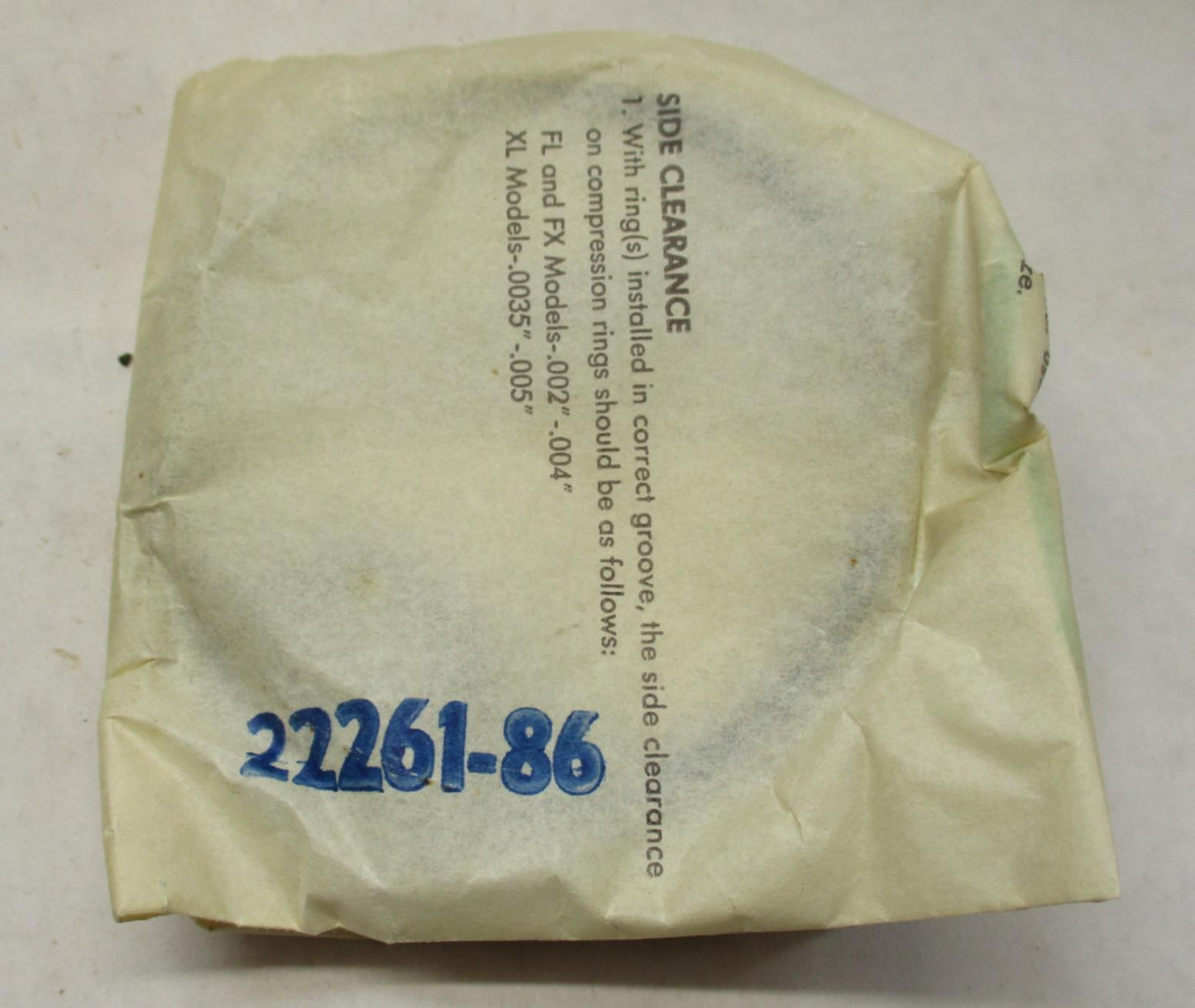 Harley Davidson NOS Genuine Piston Ring Pin Kit 22253-86