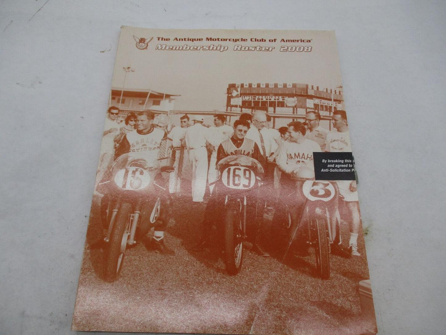 The Antique Motorcycle Club of America Membership Rooster 2008