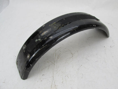 Harley Davidson Black 5.5" Flat Style Rear Fender Chopper Bobber Wheel Cover