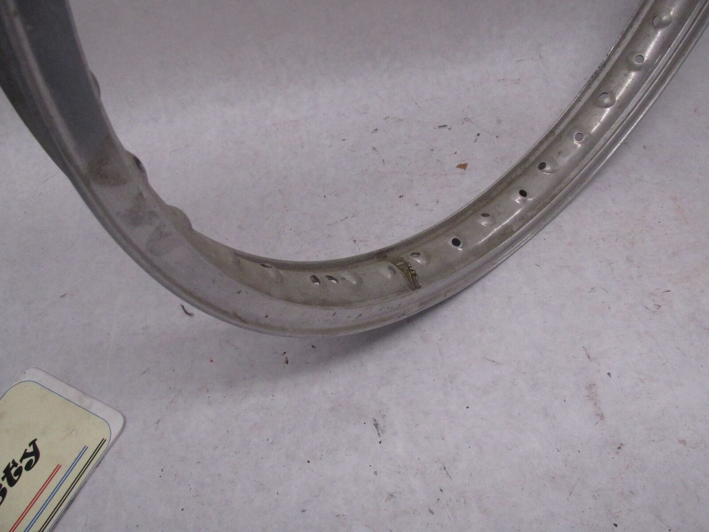 Vintage San Remo Motorcycle Enduro Dirt Bike Wheel Rim 40 Spokes 2.25 X 19" #4