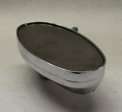 Harley Davidson Left Side Chrome Slotted Oval Shaped Mirror
