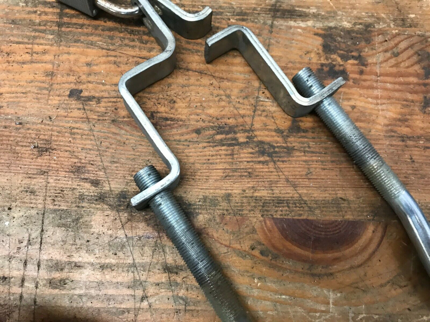 Vintage Motorcycle "Universal Front Wheel Lock Broken For Parts