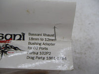 Harley Davidosn Bassani Adapter NOS 18-12MM O2 Bung 1861-0784