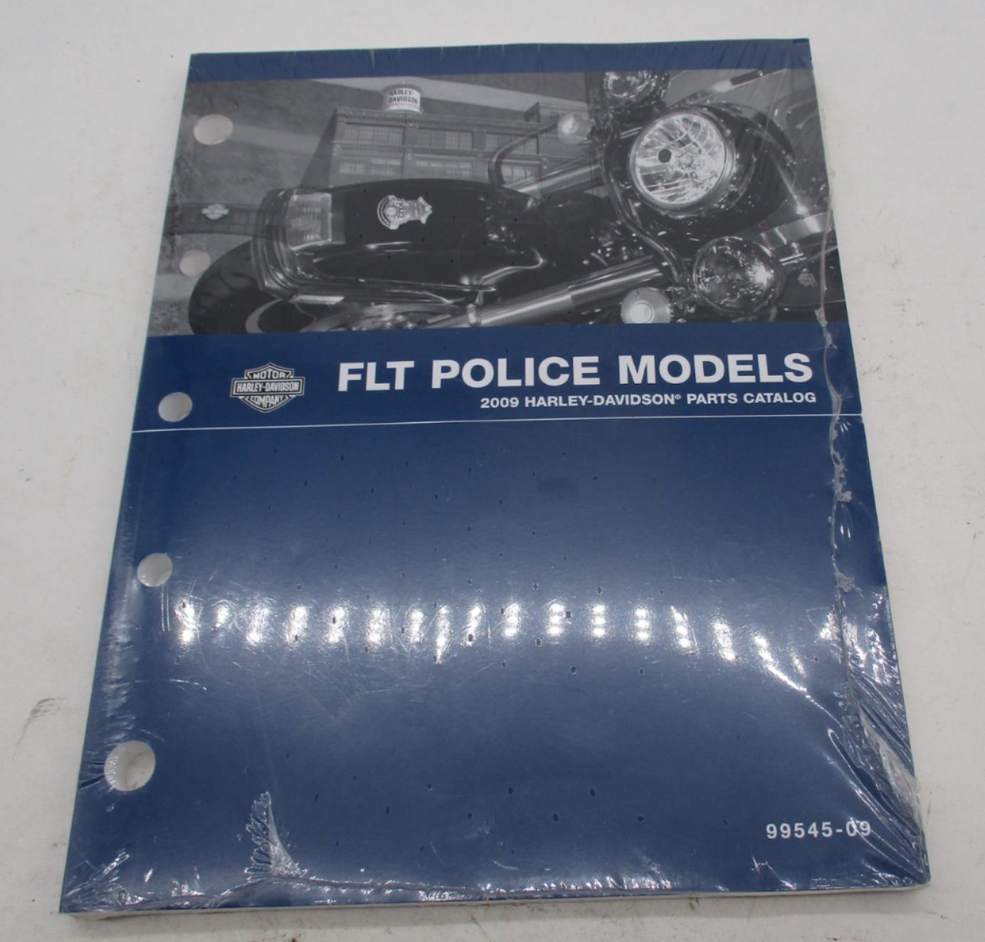 Harley Davidson Official Factory 2009 FLT Police Models Parts Catalog 99545-09