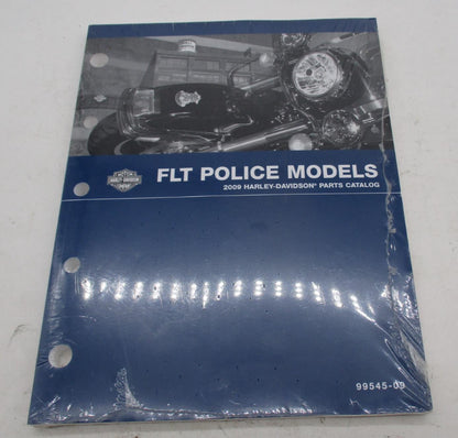 Harley Davidson Official Factory 2009 FLT Police Models Parts Catalog 99545-09
