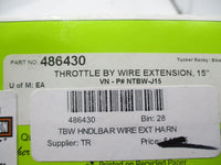 Harley Davidson Namz  NTBW-J15 NOS Throttle By Wire Extension Harness 15" 486430