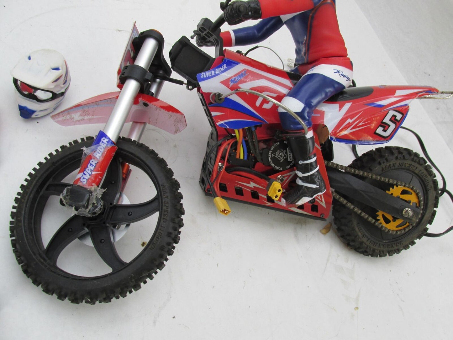 Sky RC Remote Control SR5 Dirt Bike 1/4 Scale Brushless Used for Repair
