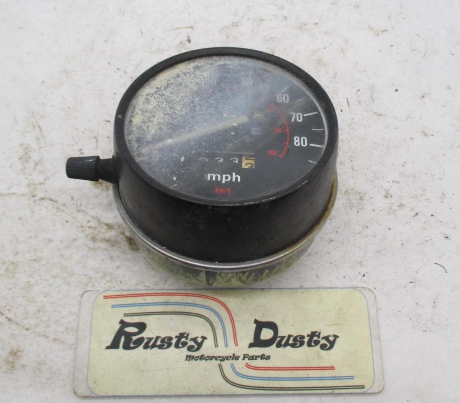 Vintage Motorcycle Nippon Seiki Japan Speedo Speedometer