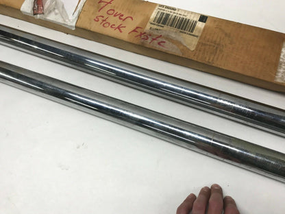 Custom Cycle T1341 41mm Show Chrome Fork Tubes - 32.25in.