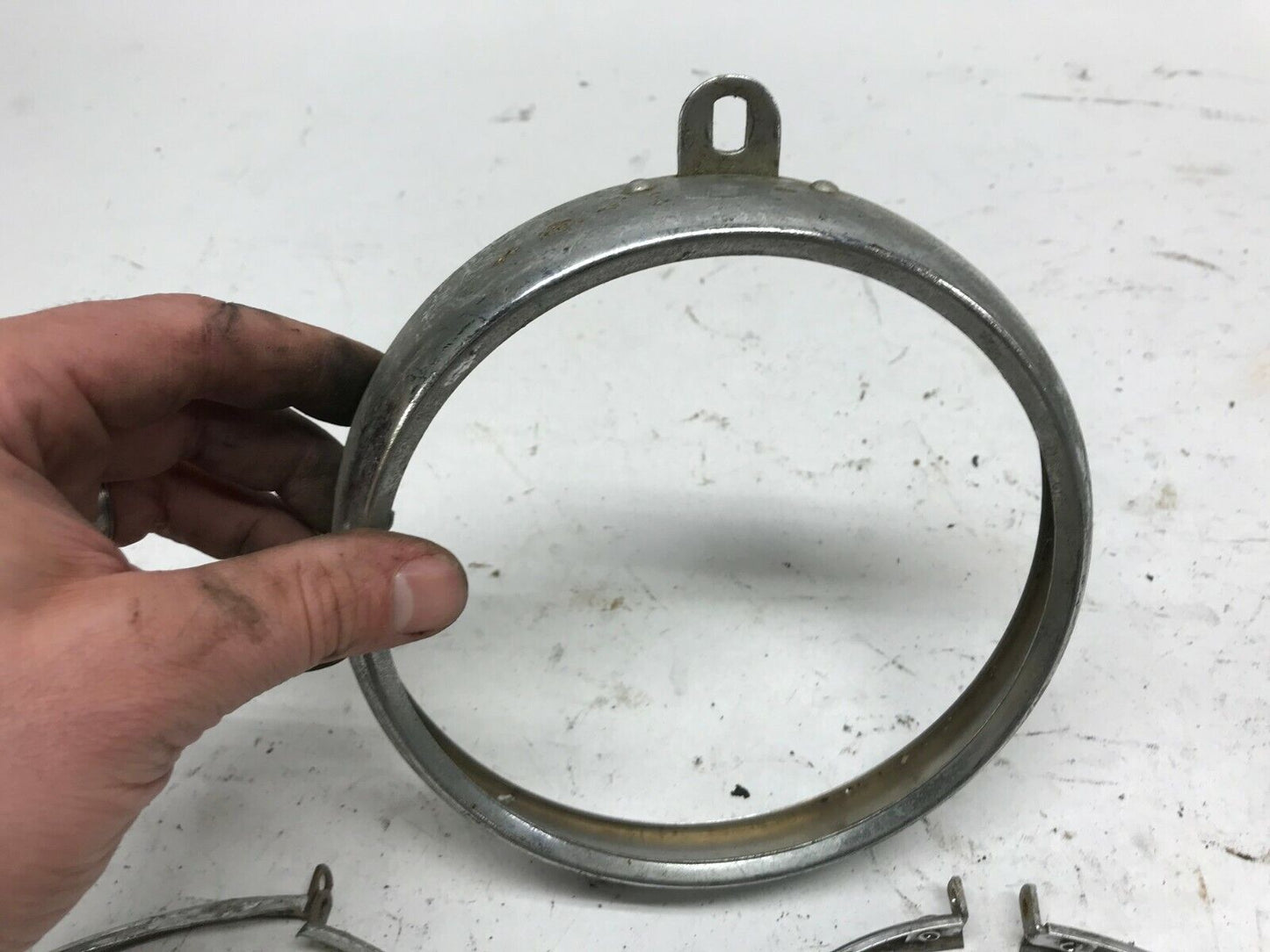lot of 3 GENUINE Harley Ironhead XL Sportster FX Headlamp Bezel Rings 67725-63