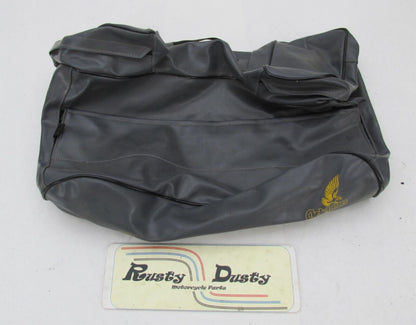 Vintage Add On Accessories Grey Motorcycle Universal Tail Duffel Travel Bag