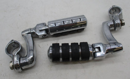 Harley Davidson Genuine Highway Pegs w/ Crash Bar Clamp Mounting Brackets