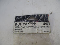 Harley Davidson Motorcycle Kuryakyn LED Plug in Individual Amber Neo Strip 4926