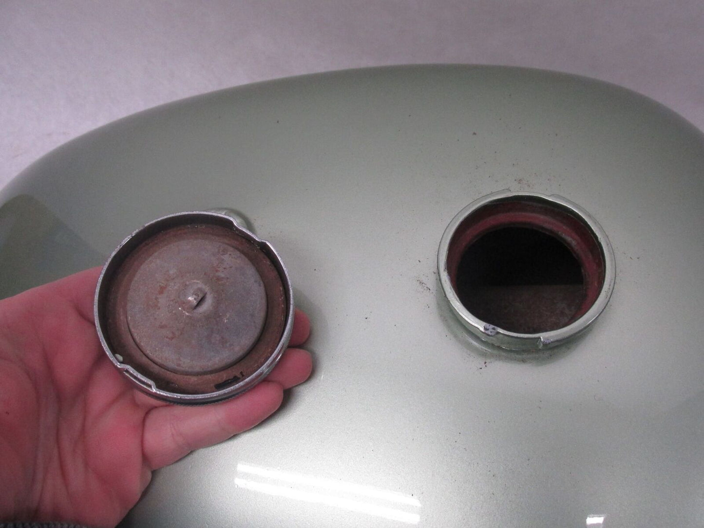 Original BSA Freshly Painted Emerald Green Gold Star Gas Fuel Petrol Tank