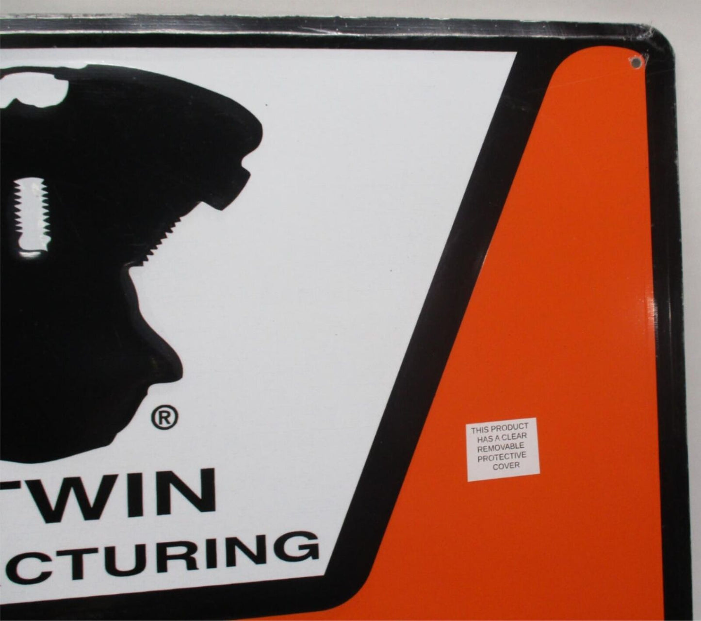 Harley Davidson V-Twin Manufacturing Parts & Accessorie Tin Sign 17.5" x 17.5"