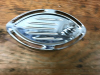 Harley Mirror Oval Tear Drop Style contrast cut No Stem