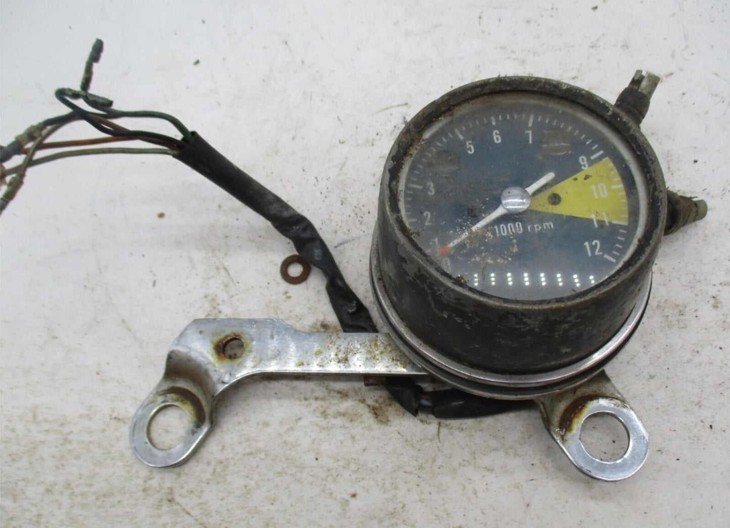 Honda Nippon Seiki Tachometer Tach Gauge w/ Dual Gauge Mount