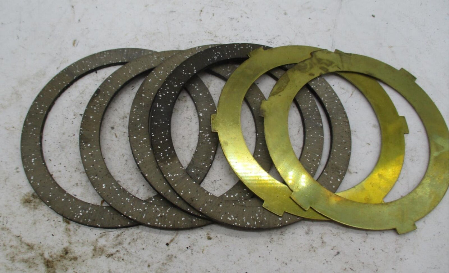 Set of vintage Motorcycle Surflex Clutch Plates w/ Steel Plates Unknown Model