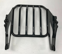 Harley Touring Quick Release Luggage Rack ElectraGlide RoadKing Black OEM