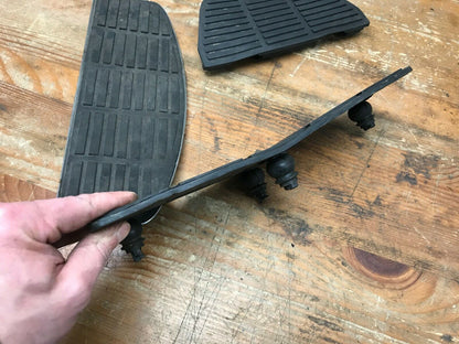 Mixed Lot of (3) Harley Davidson Floorboard Rubber Inserts Pad Footboard
