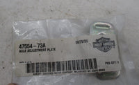 Lot of 3 Harley Davidson Genuine NOS  Axle Adjustment Plates 47554-73A