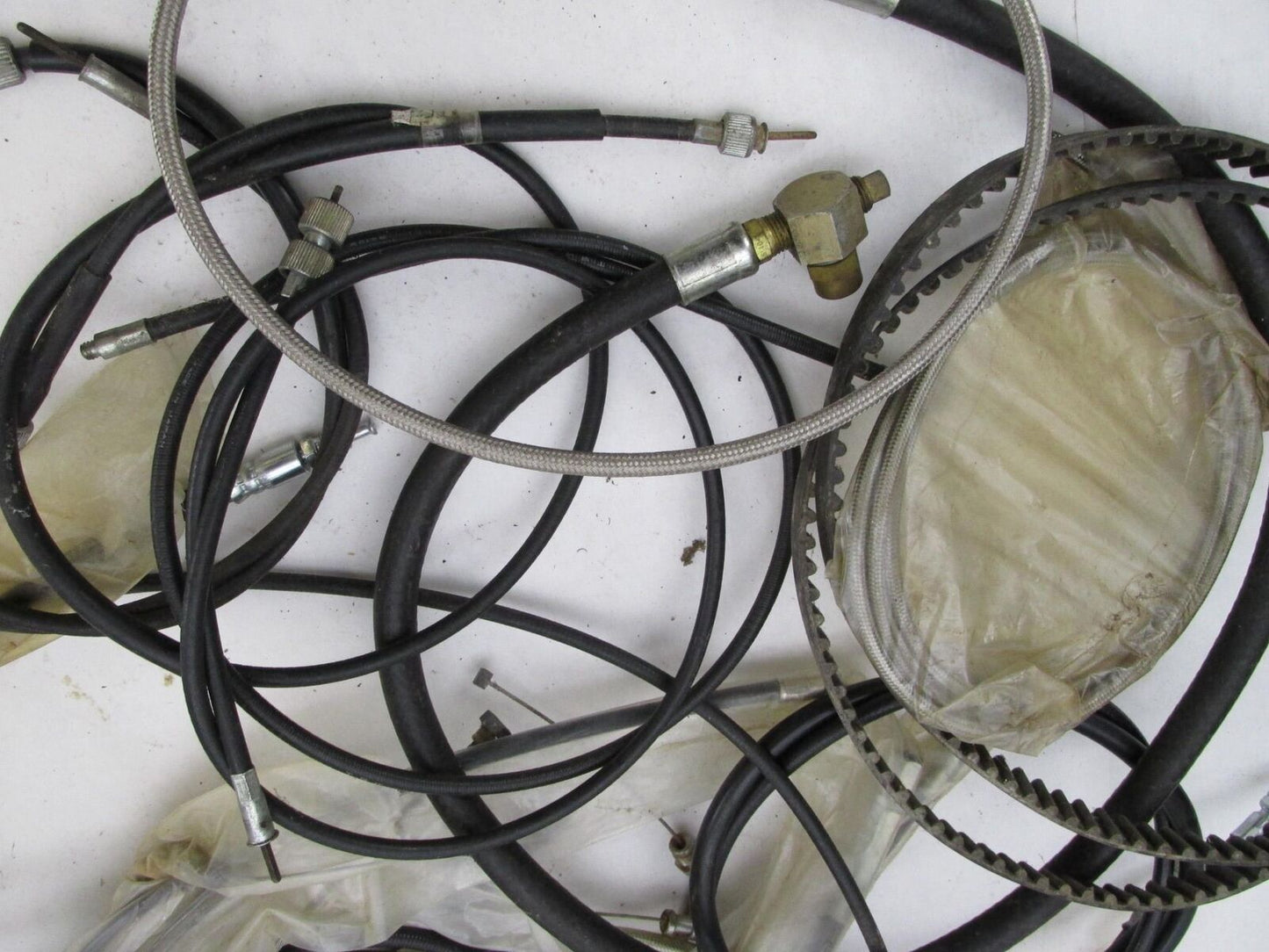 Huge Mixed Lot of Harley Davidson Honda Goldwing Throttle Cables, Brake Lines