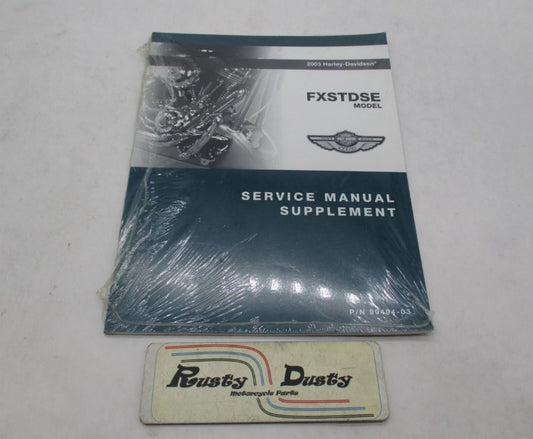 Harley Davidson Official NOS 2013 FXSTDSE Service Manual Supplement 99494-03
