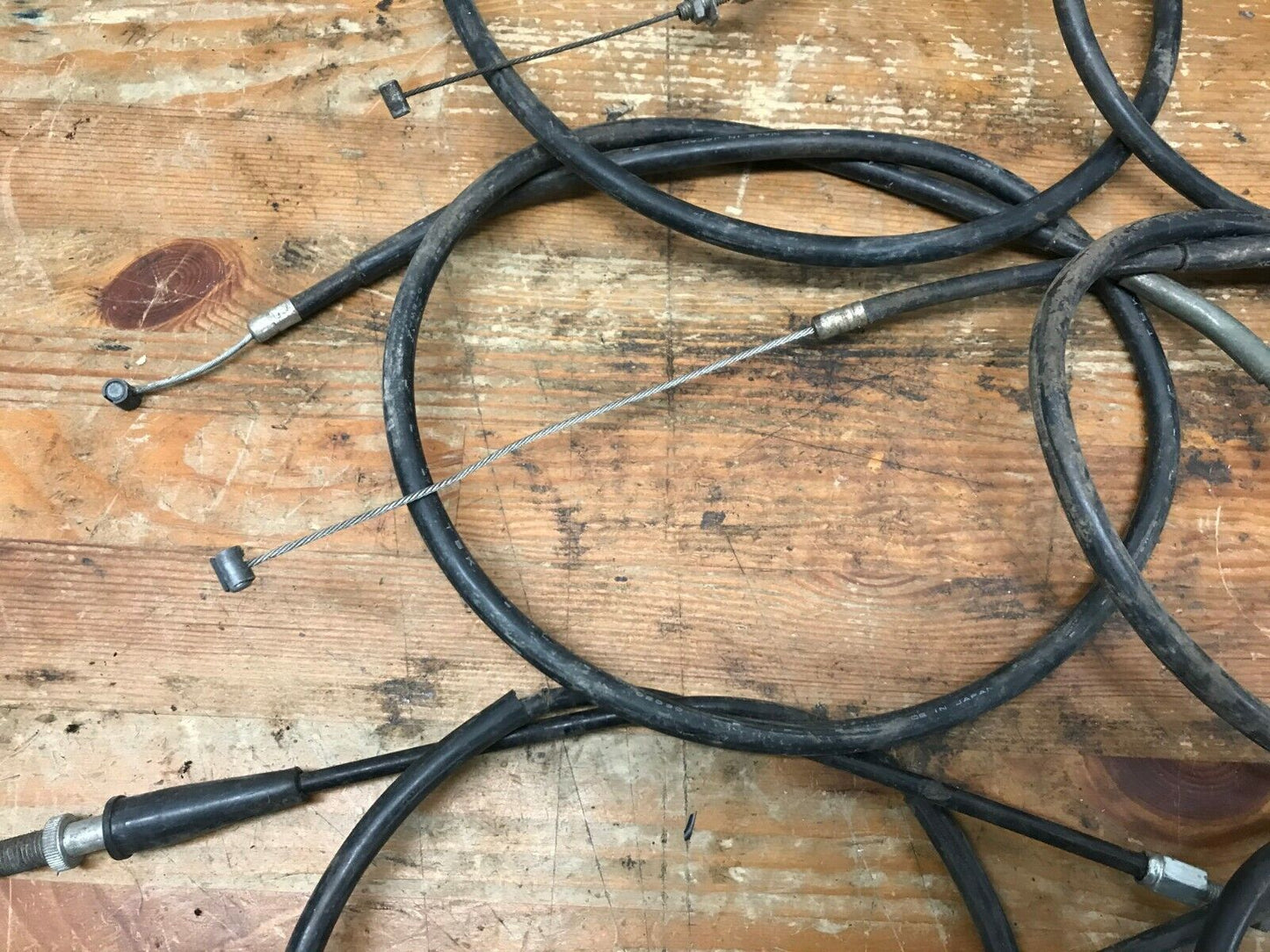 LOT (6) Honda 250 XR XR250R XR250-R Used Cables Throttle Clutch 1986 -1991