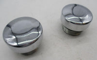 Harley Davidson Front Fork Tube Caps Covers Chrome 39mm