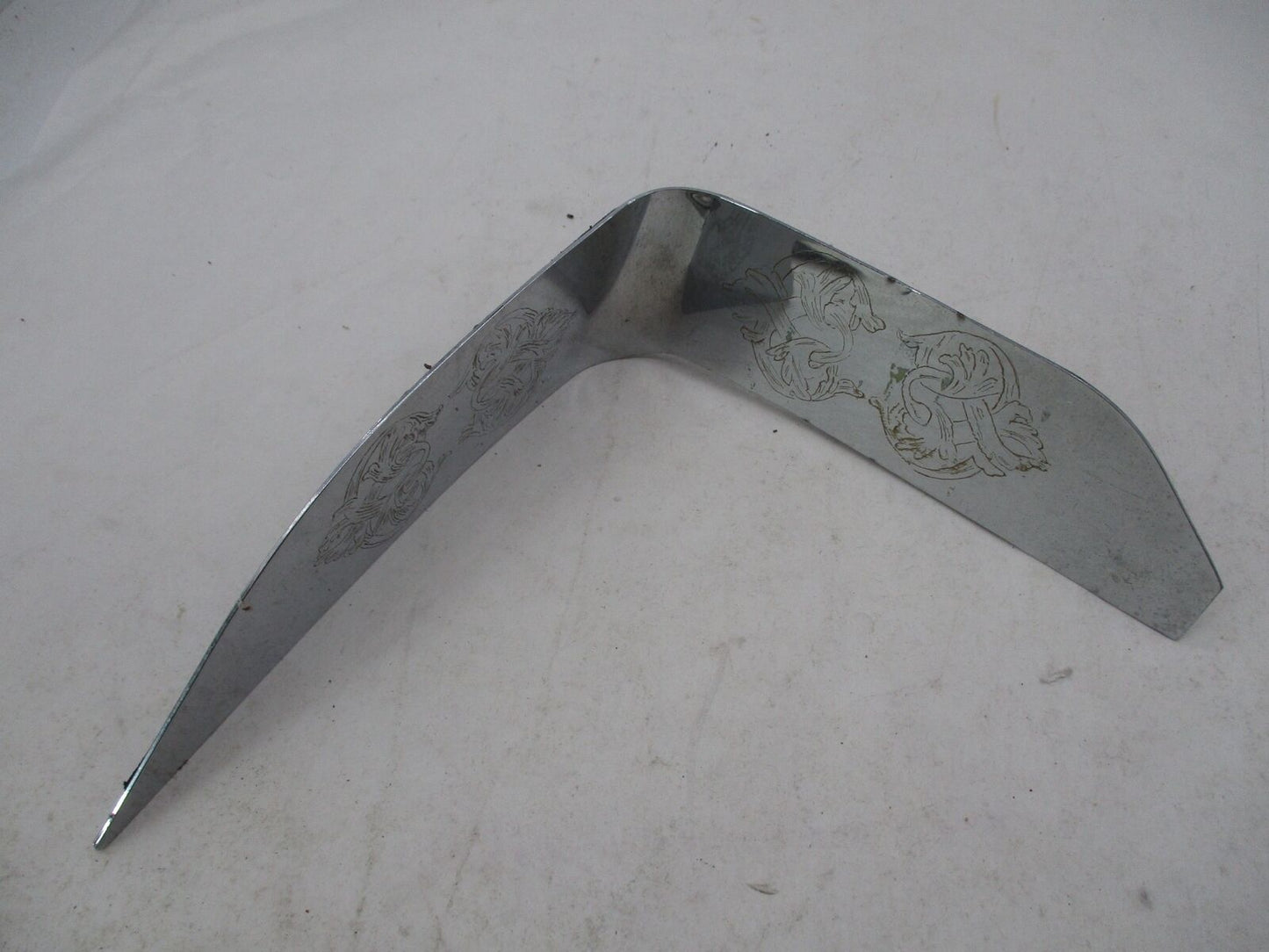 Honda Goldwing GL Vintage Single Engraved Chrome Mounting Trim Piece