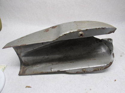 Vintage Italian Made in Itlay Silver Cafe Racer Motorcycle Gas Tank Gilera ?