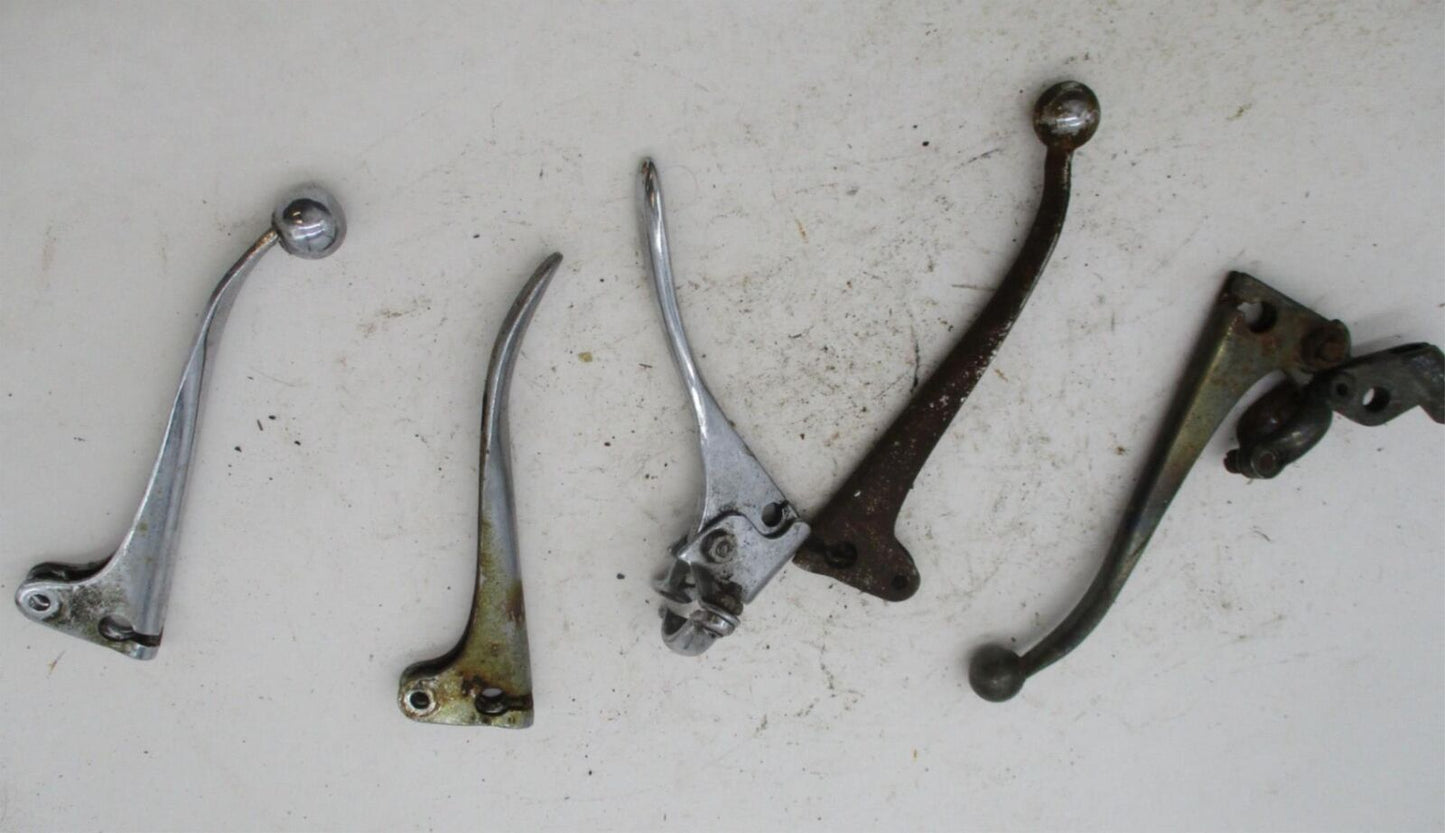 Mixed Lot of Vintage British Motorcycle BSA Norton Hand Control Levers