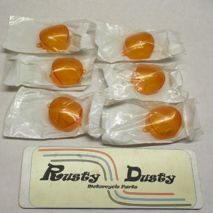 Lot of (6) Harley Davidson Buell Genuine Inner Turn Signal Lenses 68967-99Y