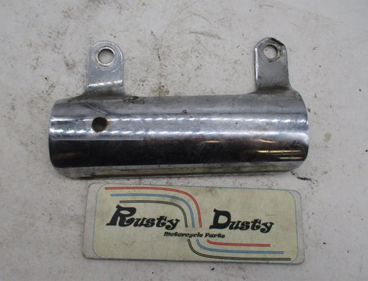 Harley Davidson Vintage Chrome Exhaust Muffler Heat Shield