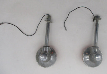 Pair of Vintage Honda Kawasaki Stanley Turn Signals 045-0588 with Standoffs