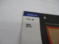 Harley Davidson Genuine NOS 3 Way Auxiliary Radio Switch 71717-02