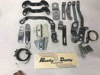 Huge Mixed Lot of Harley Misc Brackets Clamps Air Breather, Exhaust Sportster