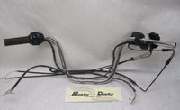 Harley Handlebars With Full Controls Switch Assbl & 9/16" Master Brake Cylinder