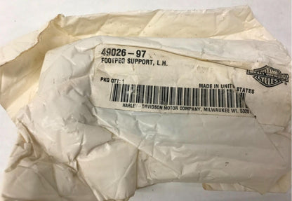 Harley Davidson Genuine Left Hand Foot Peg Support 49026-97