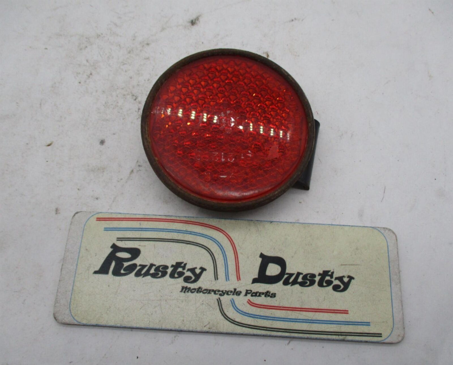Vintage B545 Round Reflector retro-reflector E1 cat eye 21268