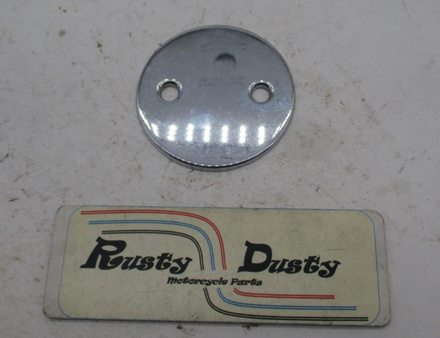 Harley Davidson Chrome Knucklehead Panhead Timing Points Cover