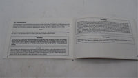 Harley Davidson Genuine 1994 Motorcycle Premium Sound System Manual 99464-94