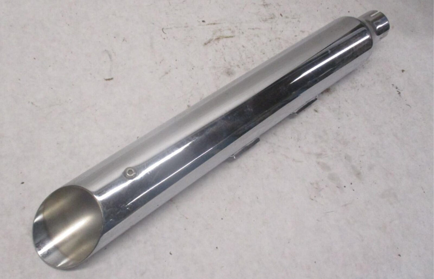 Harley Davidson FLSTF Fat Boy Chrome Rush Exhaust Muffler Slash Cut