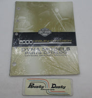 Harley Davidson Official Factory 2000 Dyna Glide Model Parts Catalog 99439-00A