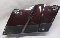 Harley Genuine OEM Electra Glide Saddlebag Left 90867-05BRB Burgundy Silver