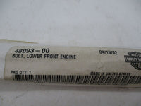 Harley Davidson Genuine NOS Lower Front Engine Bolt 48093-00