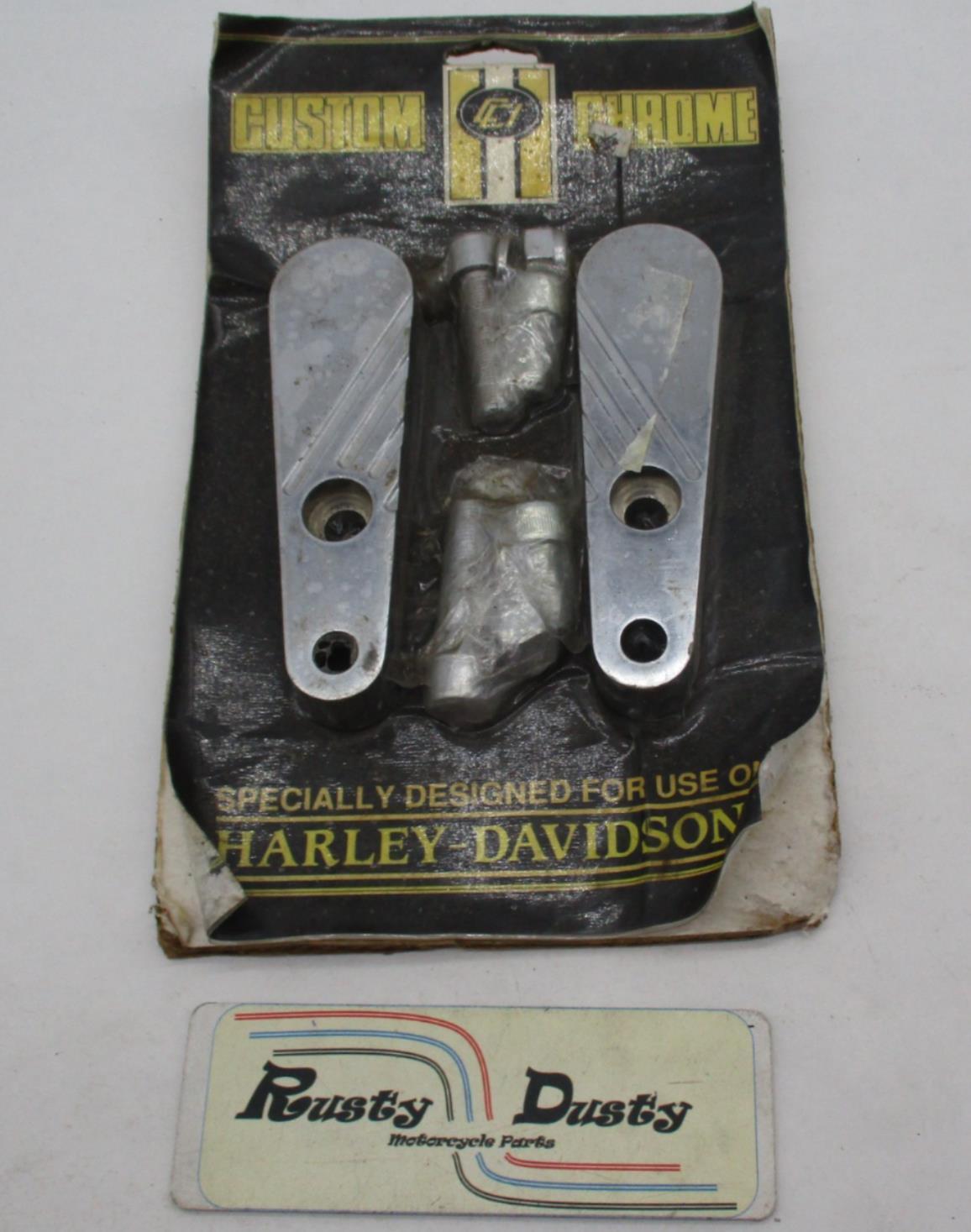 Harley Custom Chrome Rick Doss Softail Passenger Peg Relocation Bracket 28-630