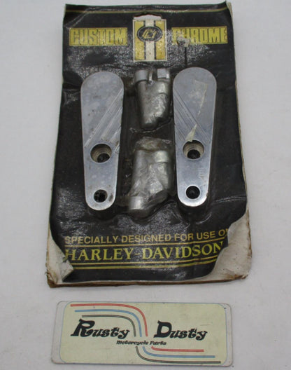Harley Custom Chrome Rick Doss Softail Passenger Peg Relocation Bracket 28-630